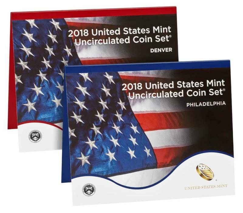 (Lot of 10) 2018 United States Mint Uncirculated Coin Set Sets 18RJ