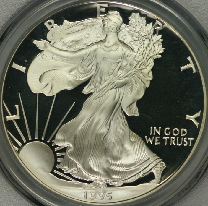 1995-W Proof Silver Eagle PCGS PR70DCAM