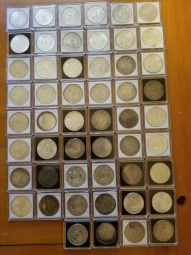 Lot of (129) Coins  Pre-1921 Morgan Silver Dollars XF-AU Mix Dates 1878-1904