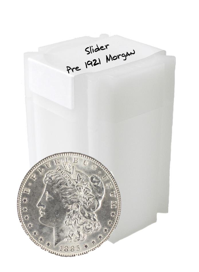 Pre 1921 Silver Morgan Dollar Slider Lot of 10 AU/CU Mix Date Coins