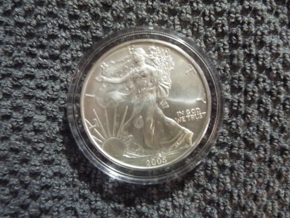Liberty Dollar - 2005 - One Ounce Fine Silver - in Plastic Case