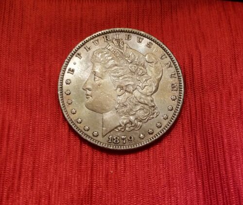 1879 BU Morgan Silver Dollar ~?Beautiful?~ ?Colors? Absolutely Stunning ~Toning*
