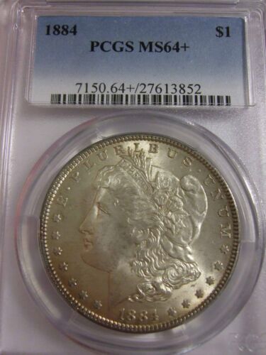1884  Morgan Dollar PCGS MS64 +