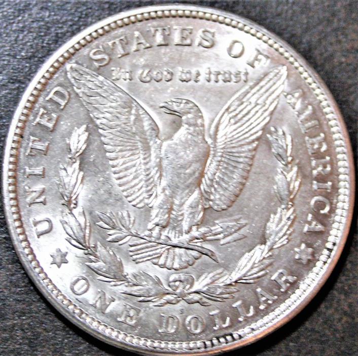 1921-S Morgan Dollar - Brilliant  AlmostUncirculated - A really Beautiful Coin!