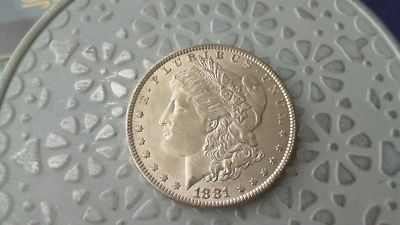 1881 P BU Morgan Silver Dollar