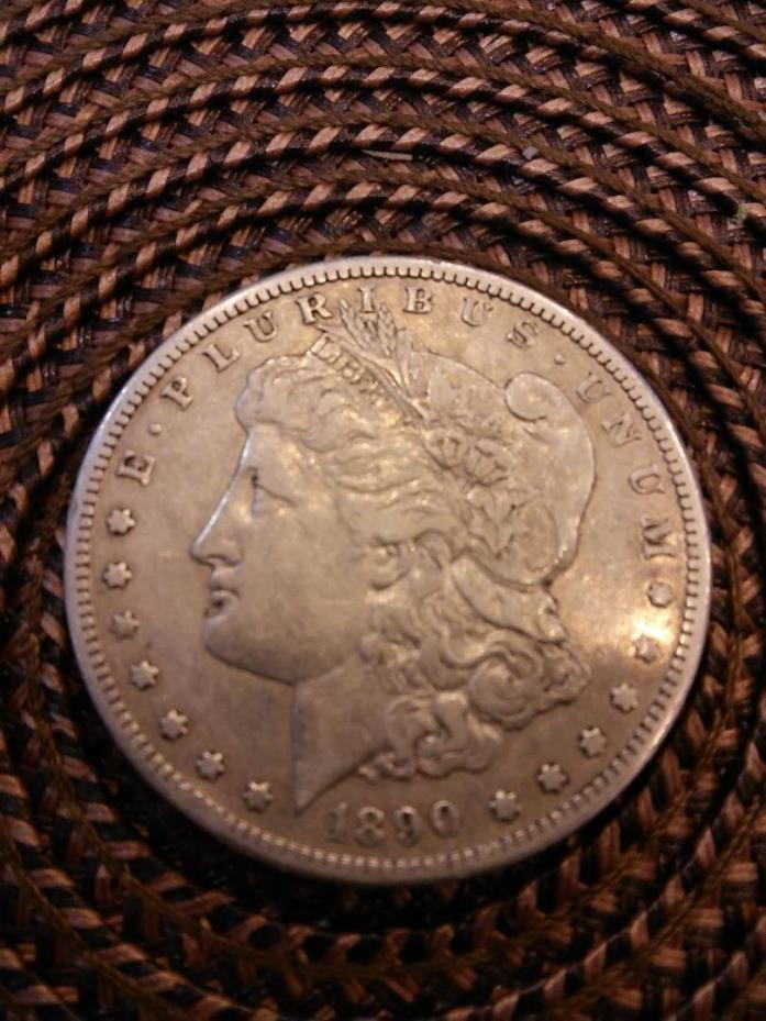 1890 cc one ounce morgan silver dollar
