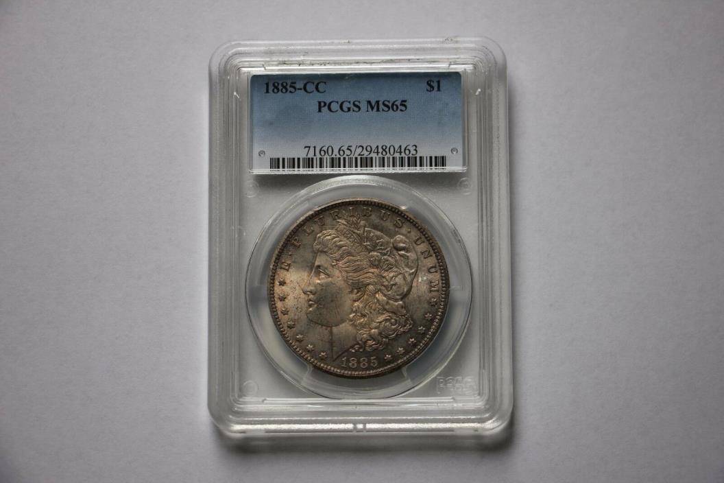 1885-CC Morgan Dollar PCGS MS65