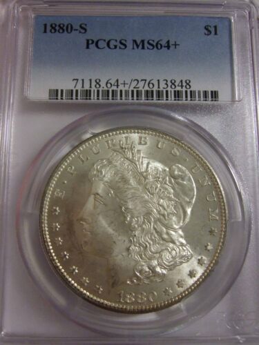 1880 S Morgan Dollar PCGS MS64 +