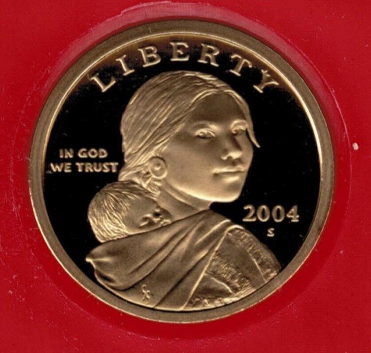 2004 S Sacagawea Proof Dollar from US Mint Set CP2127