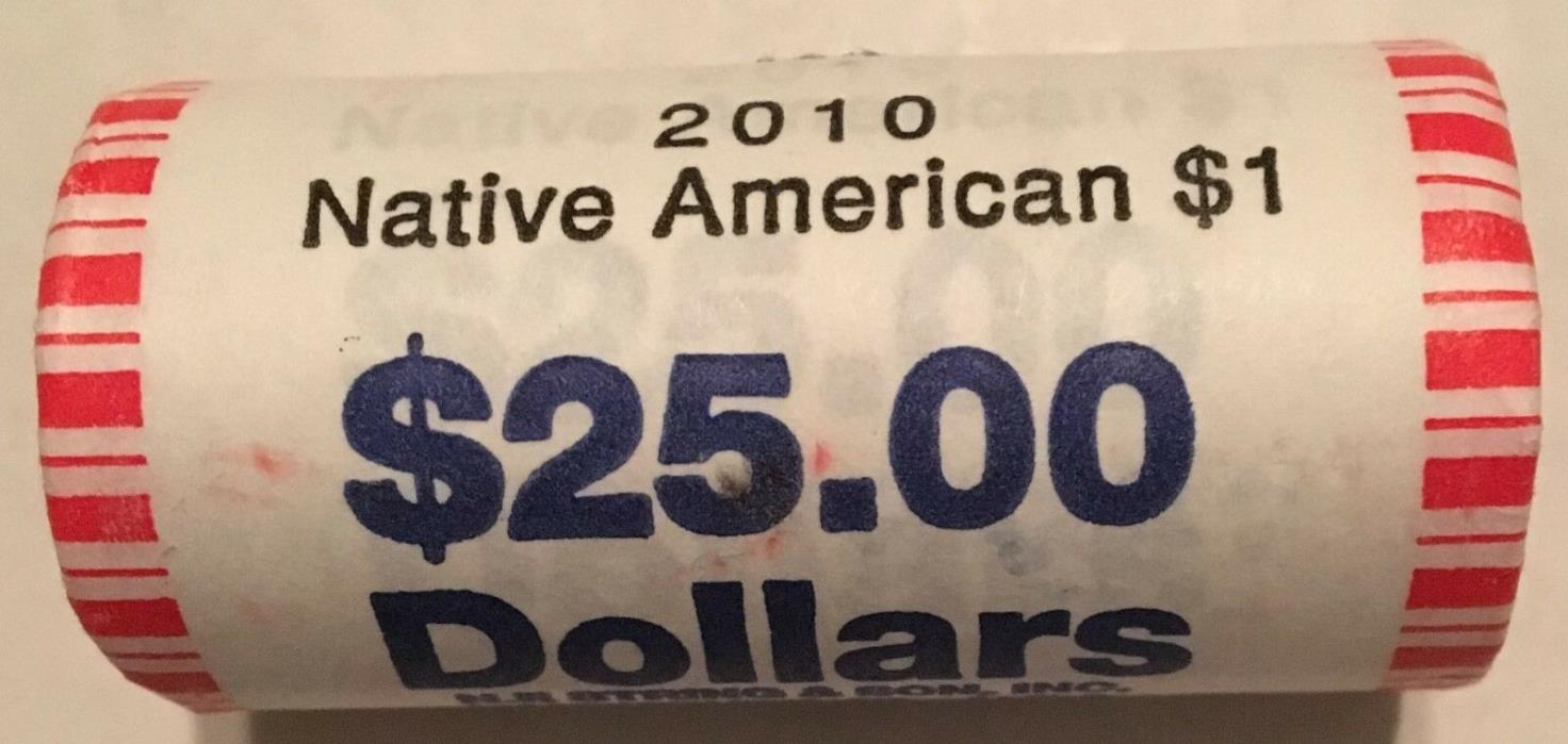 2010 P Sacagawea Dollar Roll of $25 Brilliant Uncirculated – CP8309