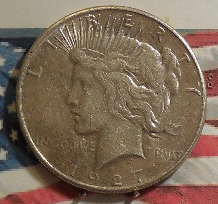 1927-S Peace Dollar Coin