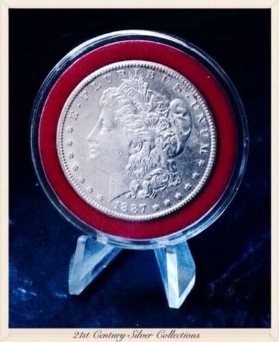 1887 S Morgan Silver Dollar . BU . Key Date