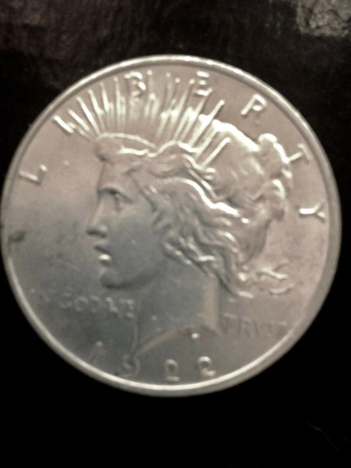 US 1922 Liberty Peace Silver Dollar Nice Luster Near Uncirculated