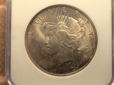 1922 Peace Silver Dollar. NGC MS 64!