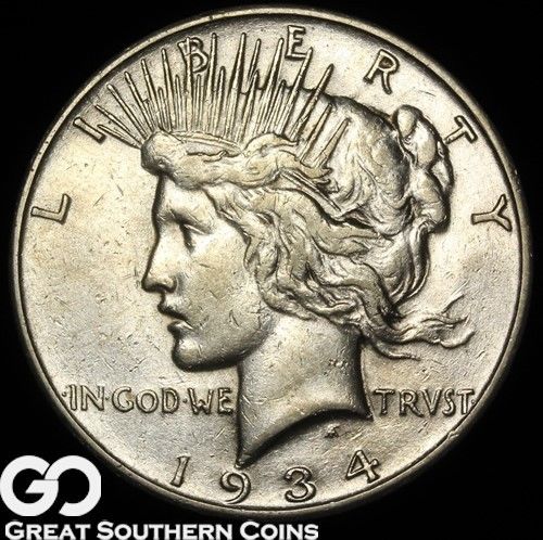 1934-S Peace Dollar, Tough Key Date