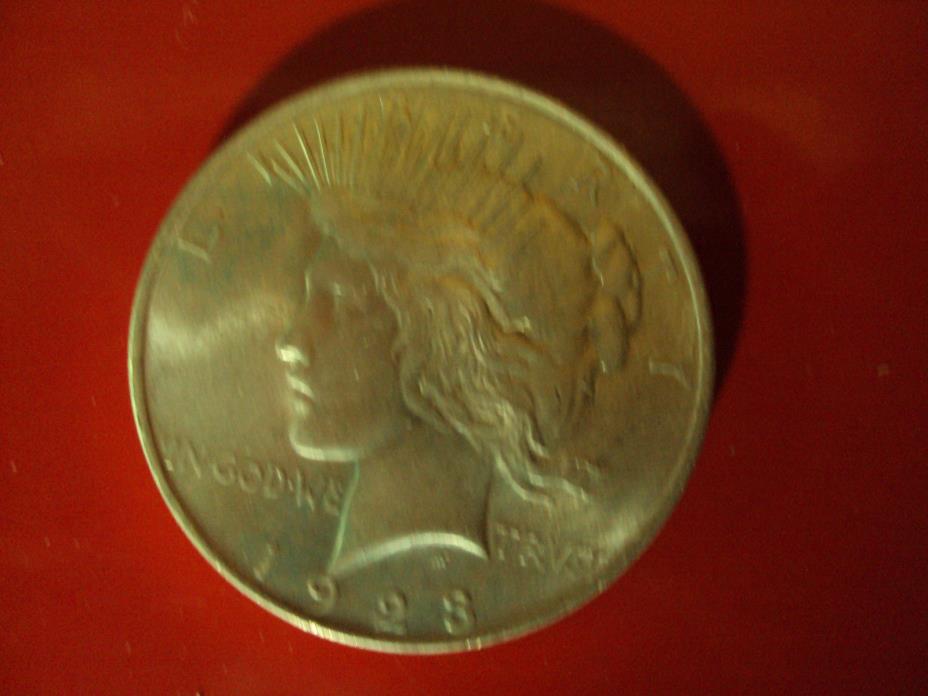 1923 Peace Silver Dollar Coin - Philadelphia Mint  Uncirculated