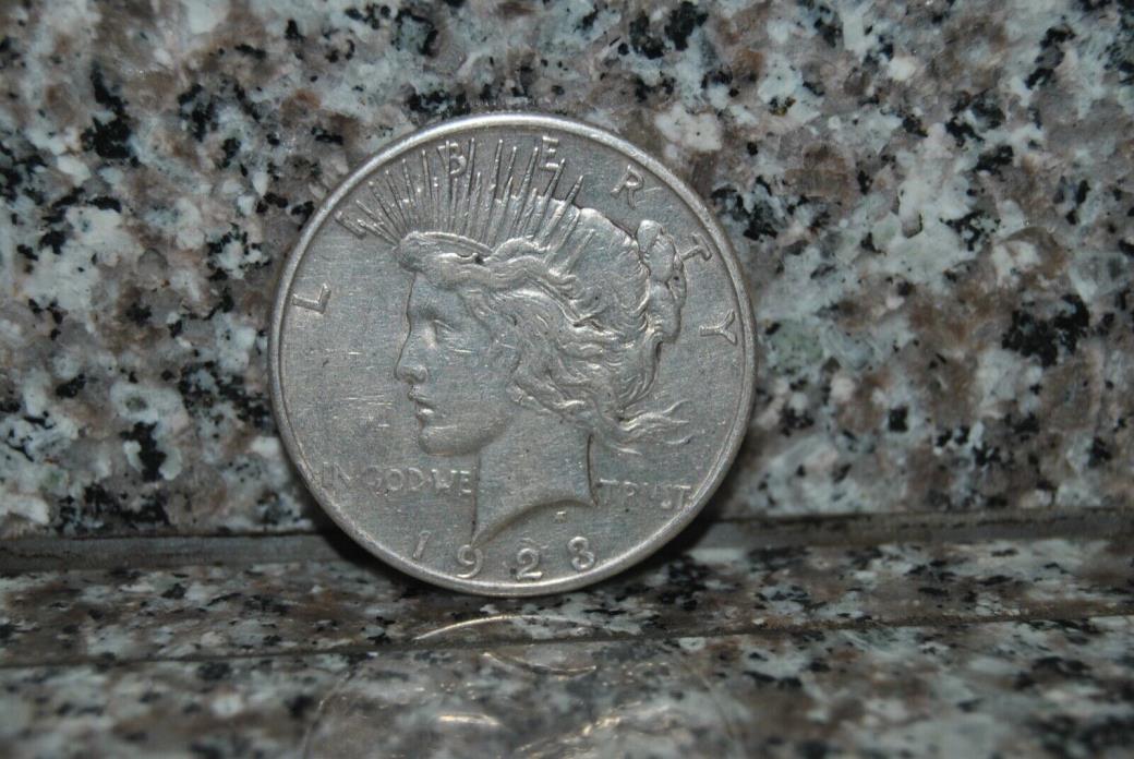1923-S $1 Peace Silver Dollar-