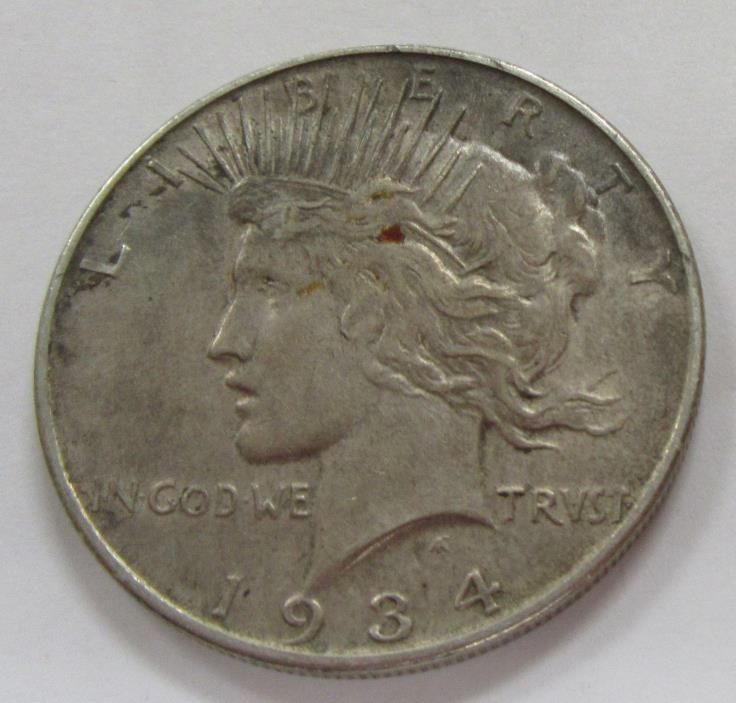 1934-D Peace Silver Dollar Better Date Coin
