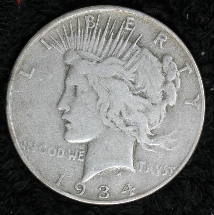 Nice Original 1934-D Peace Dollar