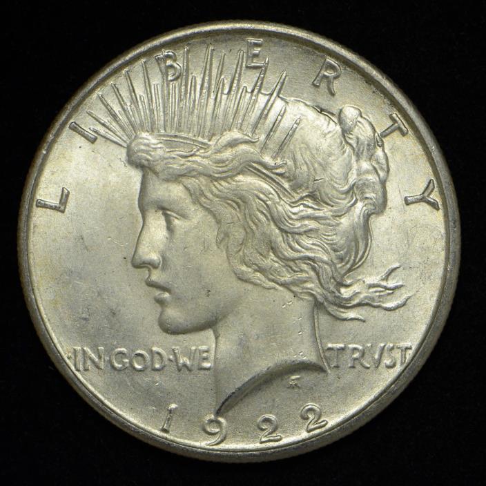 1922-S Peace Silver Dollar United States Coin (cn4730)