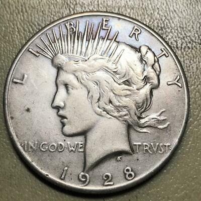 1928 PEACE DOLLAR   VF DETAILS  AFFORDABLE KEY DATE