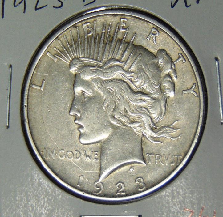 1923-D Peace Silver Dollar XF Denver Mint (8318)