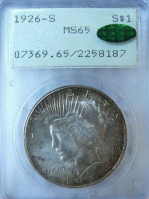 1926-S PEACE * PCGS MS65 * CAC * OLD RATTLER * KEY DATE *