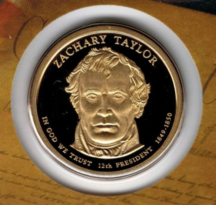 2009 Zachary Taylor Presidential Proof Dollar from US Mint Proof Set CP2208