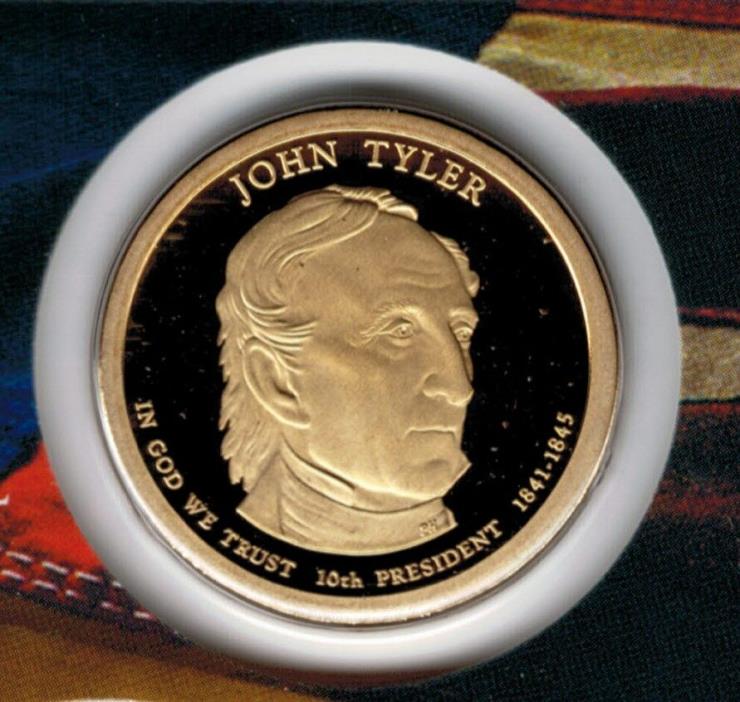2009 John Tyler Presidential Proof Dollar from US Mint Proof Set CP2202