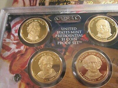 2008 US $1 PRESIDENTIAL PROOF SET FROM OUR VAULT 4 COIN SET       081