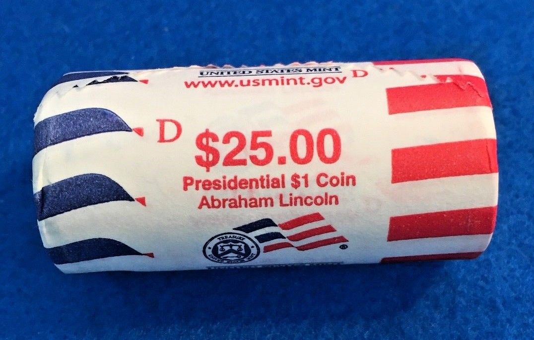 2010-D Abraham Lincoln Unopened U.S. Mint Wrapped $25 Dollar Roll