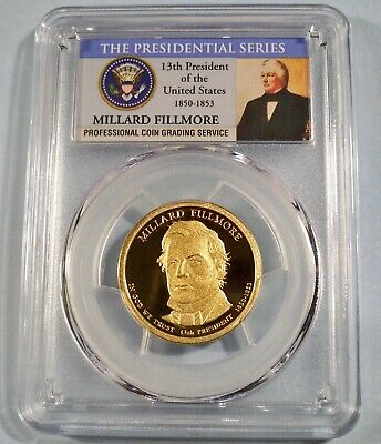 2010-S PCGS PR70DCAM MILLARD FILLMORE PRESIDENTIAL DOLLAR PROOF DEEP CAMEO PR 70