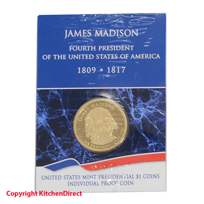 2007 James Madison US Mint $1 Individual Dollar Proof Coin XI1