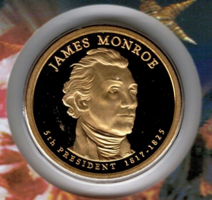 2008 James Monroe Presidential Proof Dollar from US Mint Proof Set CP2187