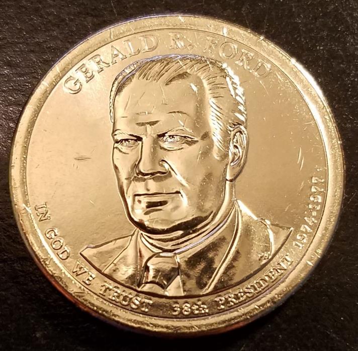 2016-D Gerald Ford Presidential Dollar - From US Mint Roll