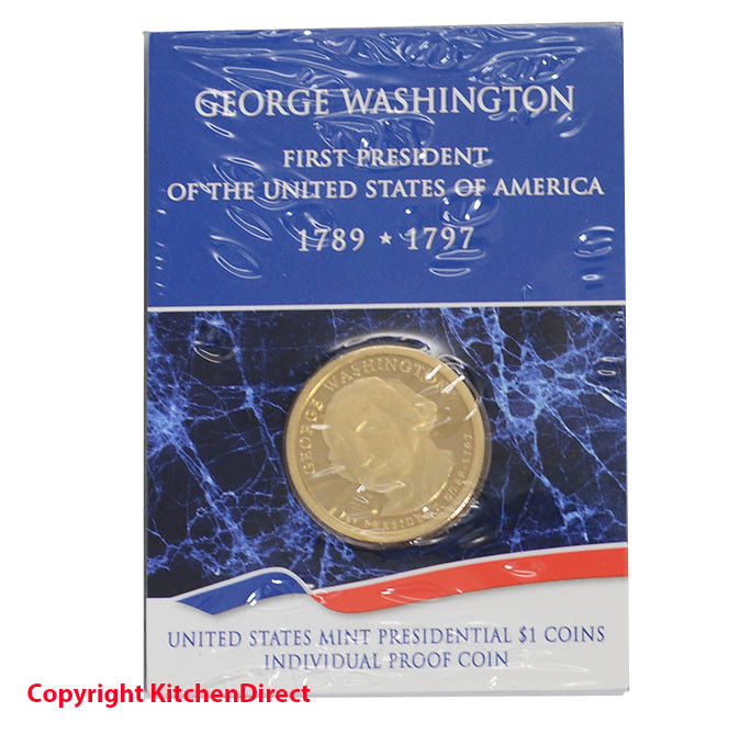 2007 George Washington US Mint $1 Individual Dollar Proof Coin XF1