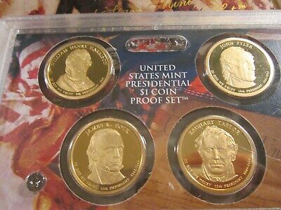 2009 US $1 PRESIDENTIAL PROOF SET FROM OUR VAULT 4 COIN SET       092