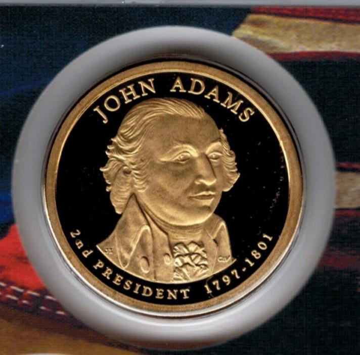 2007 John Adams Presidential Proof Dollar from US Mint Proof Set CP2178
