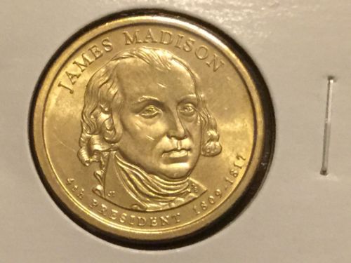 2007 D James Madison Presidential Dollar Uncirculated US Mint Coin