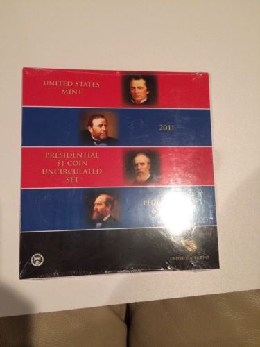 2011 Sealed Uncirculated Presidential $1 Coin Set