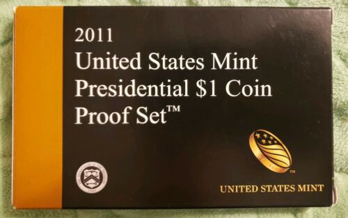 (1) 2011 United States Mint Presidential $1 Coin Proof Set w/ BOX & COA #197