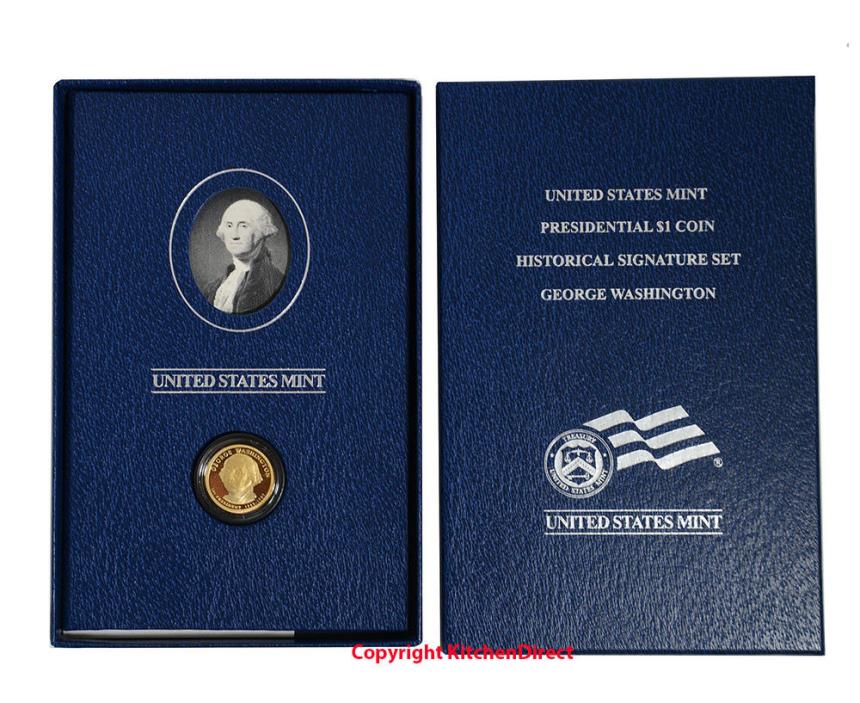 2007 George Washington Presidential Dollar US Mint Historical Signature Set XJ1