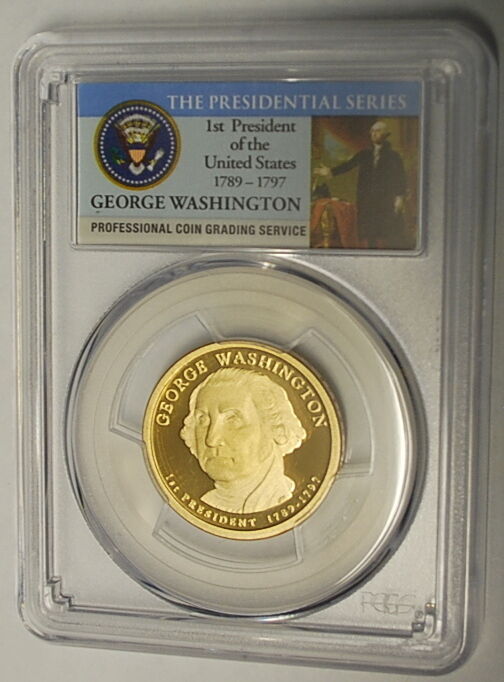 ***2007-S GEORGE WASHINGTON Presidential Dollar PCGS PR 70 DCAM ***