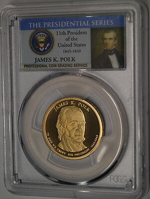 ***2009-S James K. Polk Presidential Dollar PCGS PR 70 DCAM ***