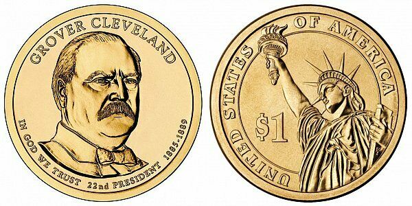 2012-P GROVER CLEVELAND 1st TERM PRESIDENTIAL DOLLAR from MINT SET