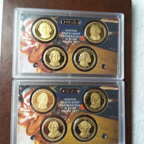 2007 and 2008 US Mint Presidential $1 Coin Proof Set Free Shipping