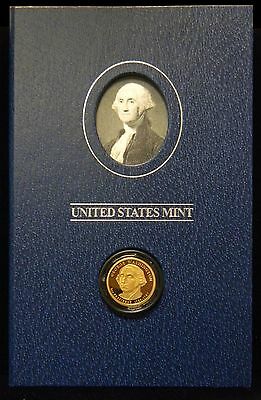 2007 GEORGE WASHINGTON PRESIDENTIAL DOLLAR PROOF COIN SIGNATURE SET XJ1 <SEALED>