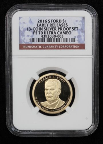 2016-S Gerald Ford Presidential Dollar NGC PF70 Ultra Cameo