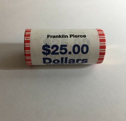 Franklin Pierce 2010  Presidential Dollar Coin Roll $25 Mint Uncirculated