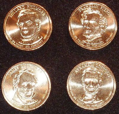 2010 P Presidential Dollar Coin Set - 4 Coins  UNCIRCULATED Free Shipping